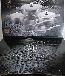 Набір посуду Meisterklasse Granite Touch Line MK-1012 10 предметів - мініатюра 8