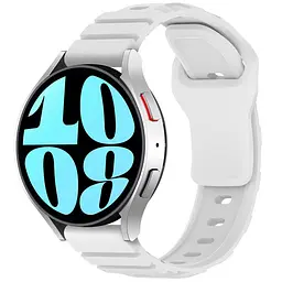 Силіконовий ремінець Defense для Smart Watch 20mm White