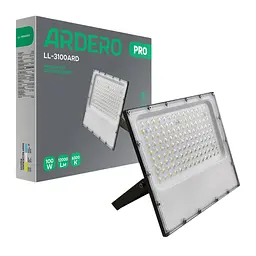 Світлодіодний прожектор Ardero LL-3100ARD PRO 100 Вт 6500K сірий (80028)