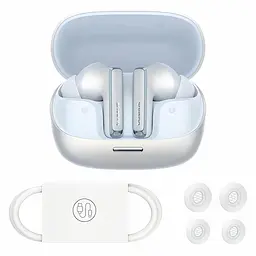 Бездротові навушники TWS OS Bowie M2s Pro (A00051801) Moon White Baseus teh0030056 - мініатюра 4