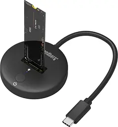 Док-станція USB3.2 Type-C -->SSD M.2, NVMe, M Key Sandberg - мініатюра 2