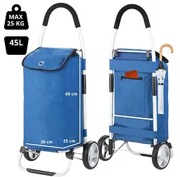 Сумка-візок ShoppingCruiser Foldable Blue (650061) - мініатюра 3