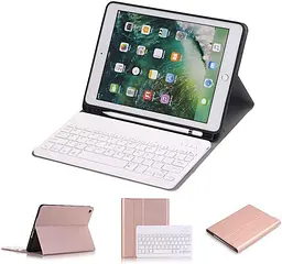 Бездротовий чохол з клавіатурою Bluetooth 3.0 для iPad 10.2/10.5, синьо-чорний - мініатюра 6