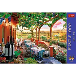Пазли Trefl Час чаювання Італійський виноградник 1000 елементів - мініатюра 3