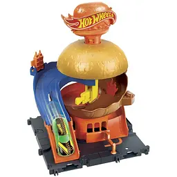 Ігровий набір Hot Wheels City Бургерна в центрі міста (HDR26) - мініатюра 2
