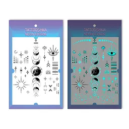 Набір тату NIGHT SHOW неонові Tattooshka LB-166 (4825800012123) shop (4825800012123) - мініатюра 1