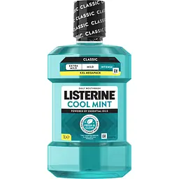 Ополіскувач для ротової порожнини Listerine Свіжа м’ята інтенсивний смак (класичний) 1000 мл