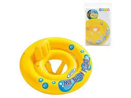 Плотик INTEX Коло 67см жовтий 59574 1-2р до 15 кг