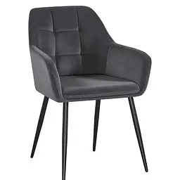 Стілець UGO dark grey velvet