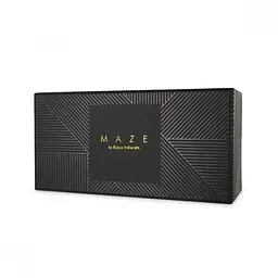 Наручники Bijoux Indiscrets Maze - Wide Cuffs, чорні - мініатюра 4