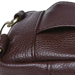 Чоловіча сумка через плече Keizer K11024-brown 17х11х6 см Коричневий - мініатюра 6