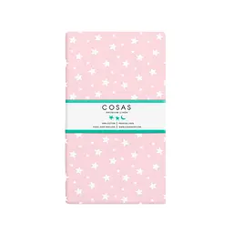 Простирадло Cosas на резинці 80х190х25 rose starfall, рожевий (StarfallRose_80х190х25) - мініатюра 3