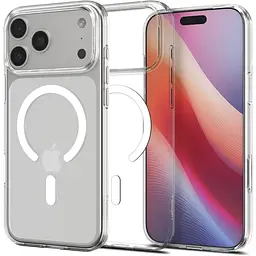 Чохол Spigen Liquid Crystal MagSafe для Apple iPhone 17 Pro Max Clear White (ACS10394) [149392] - мініатюра 2
