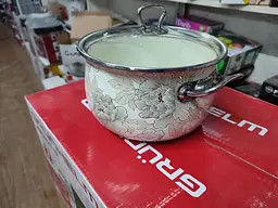 Каструля GUSTO Срібні етюди 16 см 2.1 л (GT-T-116-SE) - мініатюра 3