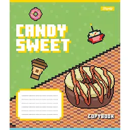 Зошит 1 вересня Candy sweet А5 12 аркушів лінія (767217), в асортименті - мініатюра 5