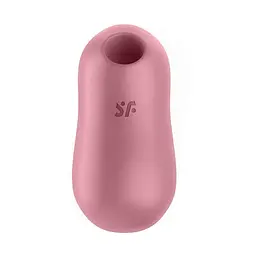 Вакуумний стимулятор клітора з вібрацією Satisfyer Cotton рожевий - мініатюра 3