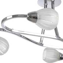 Люстра стельова Brille галогенна G9 40W CH (HTL-131C/4) - мініатюра 2