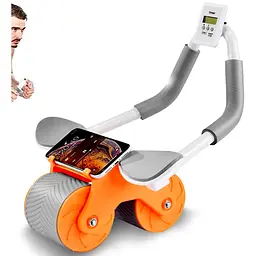 Ролик для пресу EasyFit зі зворотним механізмом та лічильником (EF-1357)