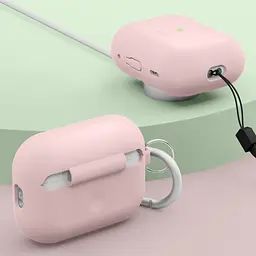 Чохол Elago Silicone Hang Case Lovely Pink для AirPods Pro 2nd Gen рожевий (EAPP2SC-HANG-LPK) - мініатюра 4