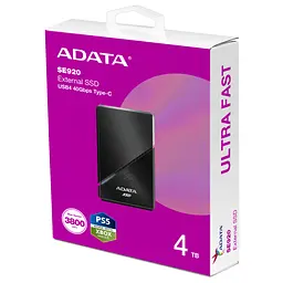 Накопичувач SSD USB 4.0 4TB SE920 ADATA (SE920-4TCBK) - мініатюра 9