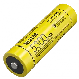 Акумулятор 21700 Nitecore NL2153 3.6V 5300mAh Li-Ion захищений (Жовтий)