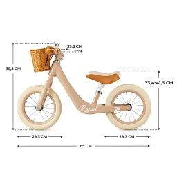Біговел Kinderkraft Rapid 2 Pink (KRRAPI02PNK0000)  - мініатюра 3