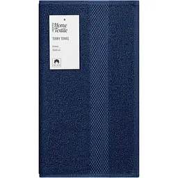 Рушник махровий Ardesto Essence 30х50 см 100% бавовна синій темний (ART2230NA) 
