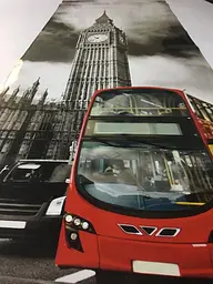 Наклейка на двері Лондон повнокольорова плівка для дверей ламінована 60х180 см Happy Pocket Z180072 - мініатюра 4