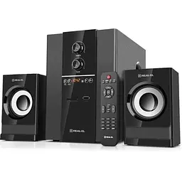Колонки 2.1 M-355 Black, сателіти 2 x 12 Вт REAL-EL teh0021034