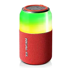 Портативная колонка REAL-EL RX705 5W Bluetooth TWS, RGB, RED - мініатюра 1
