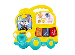 Іграшка музична "Веселий автобус" 6+ Baby team Жовтий