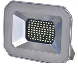 Світлодіодний прожектор SMD LU-TURBO-50-SILVER 6500K IP65 (48/ящ)(чорна плата) TM LUMANO (12міс.гар)