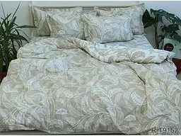 Комплект постільної білизни з компаньйоном (R-T9152) Євро TAG tekstil pbe0036782 - мініатюра 2