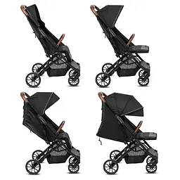 Прогулянкова коляска Kidwell Colmer Jet Black - мініатюра 9