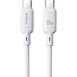 Кабель Baseus Silky Series Type-C to Type-C 100W 1m White (P10377704213-00) [141245]