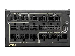 Блок живлення MSI MEG Ai1600T PCIE5 - мініатюра 3