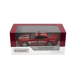Металева інерційна легкова модель Chevrolet Camaro Police/Firefighter 5", відкриваються двері (В асортименті) - мініатюра 2