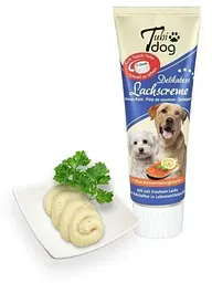 Крем-паштет для собак з лососем Tubi DOG Delikatess salmon cream
