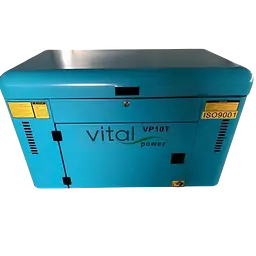 Дизельний генератор VitalPower у кожусі 10 кВт 1-фазний 
