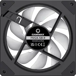 Вентилятор GameMax FN12A S8I Reverse Black (FN12A-S8I-R) - мініатюра 6