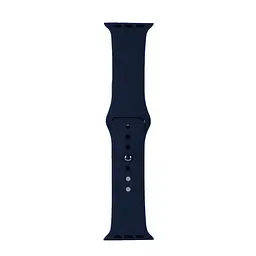 Ремінець Apple Watch Silicone 42/44/45/46/49 мм Midnight Синій S - мініатюра 2