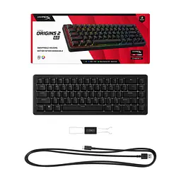 Клавіатура HyperX Origins 2 65 HX Red USB UA Black (B4QS3AA) - мініатюра 7