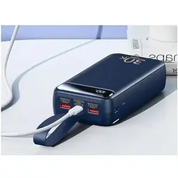 Зовнішній акумулятор Remax PowerBank 20W+22.5W PD+QC Fast Charging 30000mAh Blue (RPP-522) 60420-ska - мініатюра 5