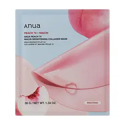 Маска для обличчя Anua Peach Collagen Brightening Mask 38 г (8809640737367)