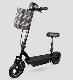 Електросамокат EVOBIKE Reno S10 400W 8Ah чорний з сидінням (модель 2025 року) - мініатюра 3