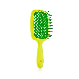 Гребінець SUPER BRUSH Неоново-зелена Janeke