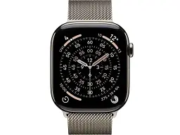 Смарт-годинник Apple Watch Series 11 GPS + Cellular 42mm Natural Tit. Case w. Natural Milanese Loop (MF8P4) - мініатюра 2