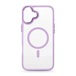 Чехол Apple iPhone 16 Plus, Unit MagSafe, розовый, прозрачный, магсейф, противоударный, магнитный, панель-накладка с поддержкой MagSafe, с поддержкой беспроводной зарядки, TPU+PC, защита всего корпуса, ударопрочный, ArmorStandart (ARM79295)