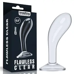 Анальна пробка - Flawless Clear Prostate Plug 6" Clear