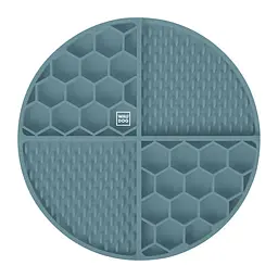 Килимок для злизування і повільного харчування Waudog Silicone 211х211х30 мм сірий - мініатюра 3